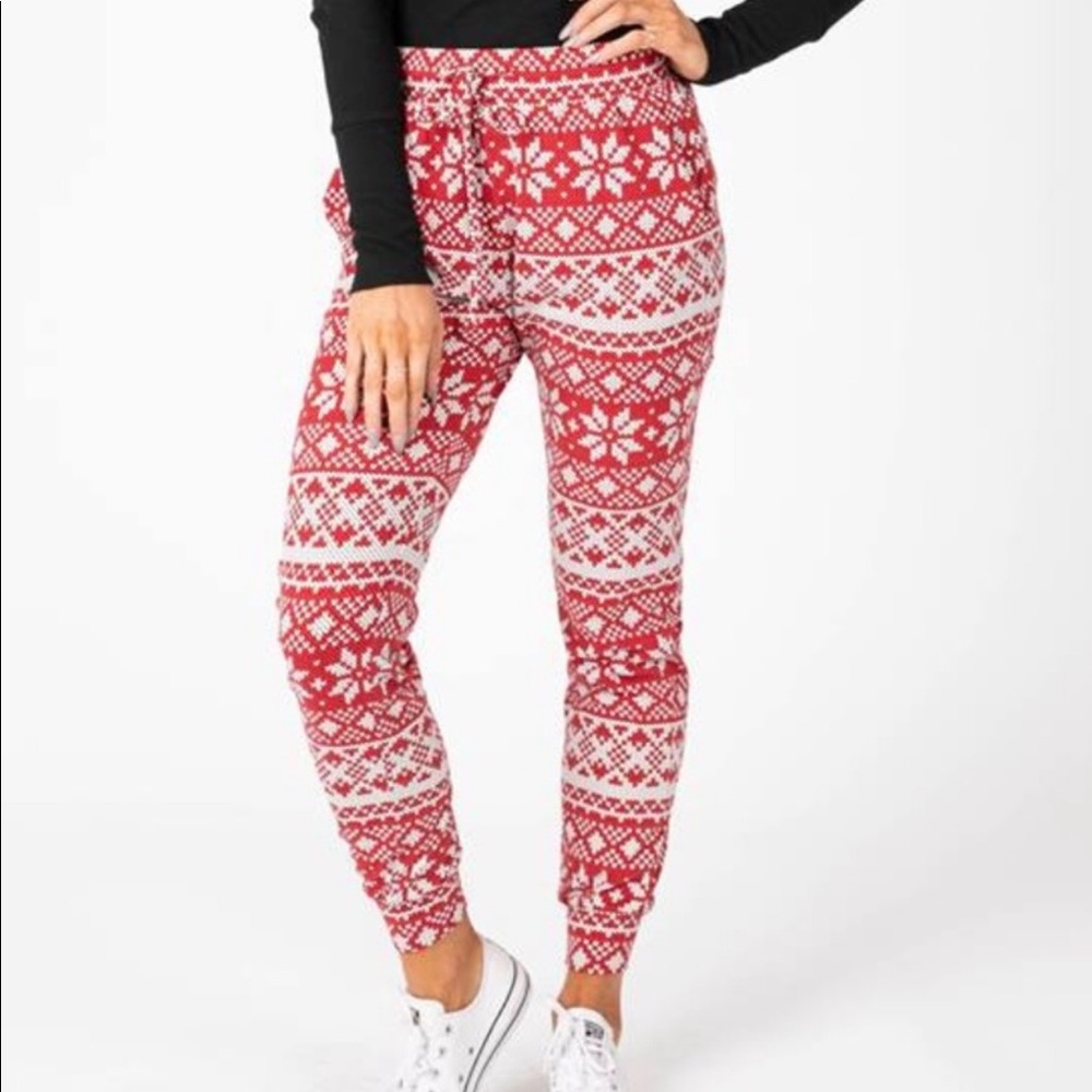 Alpine Fair Isle Joggers